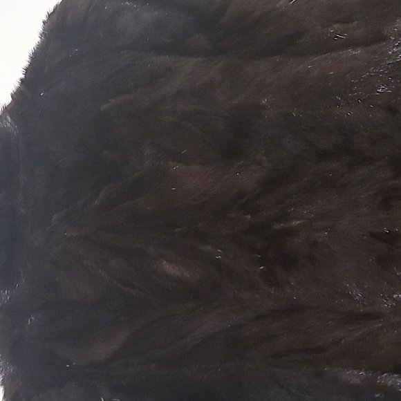 Mahogany Brown Mink Fur Coat - Picture 7 of 10